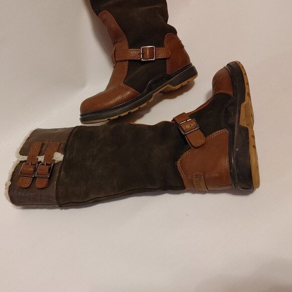 PAJAR WOOLY BUCKLE BOOTS Size 6 - 6.5 EURO 37 - Picture 7 of 12